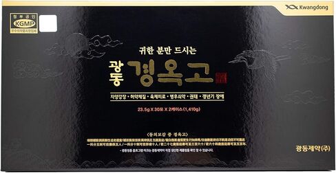 مجموعة هدايا منشط الجينسنغ الكوري المغذي من كوانج دونج كيونج أوك جو (23.5 جم × 30 كيسًا) [광동제약 경옥고] in Saudi Arabia