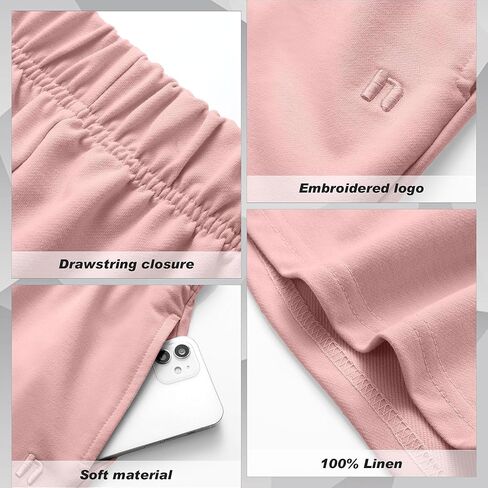 Neer 3 Pcs Women's Sweat Shorts 2024 Casual Summer Athletic Shorts Loose Shorts Comfy High Waist Shorts with Side Pockets in Saudi Arabia