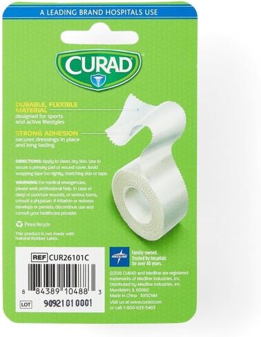 شريط قماشي عالي التحمل من CURAD، 1 بوصة × 10 ياردة، in Saudi Arabia