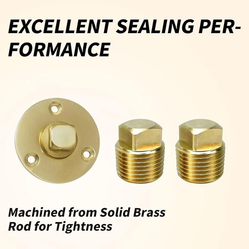 مجموعة سدادات تصريف القارب، 1/2 بوصة من النحاس الصلب، قابس تصريف لمعظم هياكل القوارب، ملحقات القوارب الأساسية، سدادات تصريف من النحاس الصلب شائعة الاستخدام في هياكل القوارب، سدادات تصريف القوارب in Kuwait