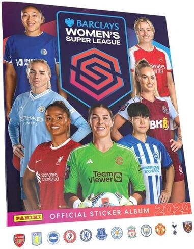 حزمة Super League للسيدات مع مجموعة ملصقات 2023/24 للمبتدئين والتي تحتوي على 1x ألبوم Panini WSL لكرة القدم و10x حزم ملصقات in Saudi Arabia