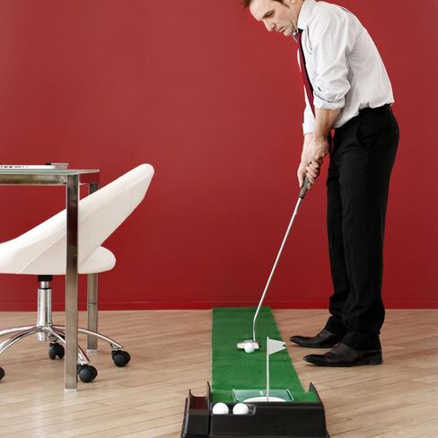 Jucoan 4 عبوات من أكواب وضع الجولف والعلم البلاستيكي لتدريب الجولف، معدات تدريب ثقب الجولف، هدايا للرجال والنساء والأطفال في الفناء الخلفي الداخلي والخارجي in Kuwait