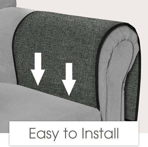 Joywell كرسي بذراعين حامل جهاز تحكم عن بعد على الأريكة وذراع الكرسي للتحكم عن بعد في التلفزيون، 5 جيوب منظم مسند ذراع الأريكة للمجلات والكتب والهاتف الخلوي والآيباد، رمادي داكن in Kuwait