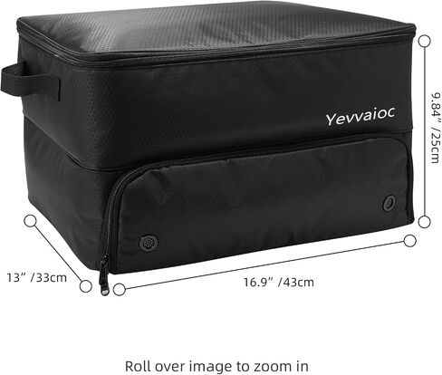 Golf Trunk Organizer 2 Layer with Separate Compartment for 2 Pair Shoes,Waterproof Car Golf Locker to Store Golf Accessories Golf Trunk Storage for Balls Gloves Tees Golf Gifts in Saudi Arabia