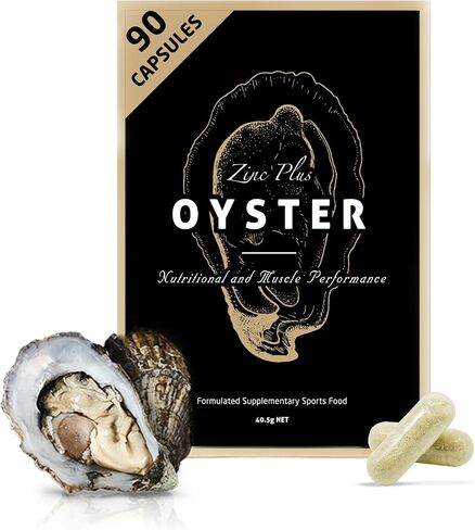 Unichi Zinc Plus Oyster Supplement, Pacific Oyster Extract to Support Energy & Immune, 90 Capsules in Saudi Arabia