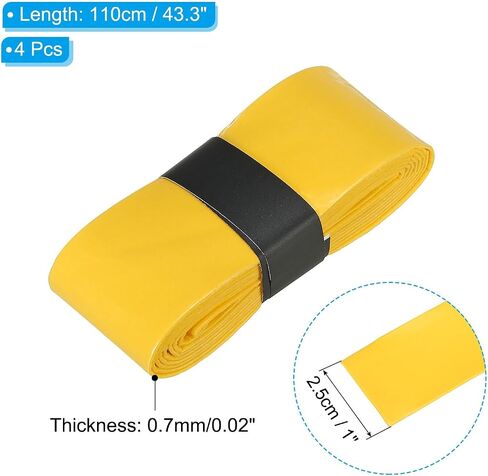 PATIKIL Tennis Racket Grip Tape, Anti Slip Absorbent PU Badminton Overgrip Racquet Grip Tape Baseball Pickleball Paddles in Saudi Arabia