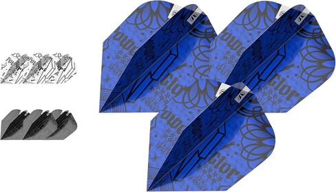 لعبة سهام الهدف Phil Taylor Ink Design Ten-X Dart Flights - مجموعة من 3 مجموعات (9 في المجموع) in Saudi Arabia