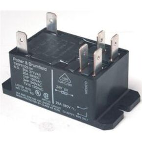 TE CONNECTIVITY / POTTER & BRUMFIELD T92S7D22-24 POWER RELAY, DPST-NO, 24VDC, 30A, FLANGE