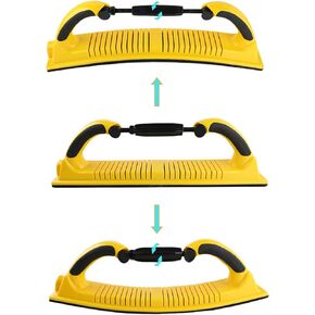 Adjustable Radius Flex Longboard Hand Sanding File Block with Hook & Loop Backing - Use with Sand Paper Roll or Sandpaper Sheets to Wood Polishing, Car Waxing, Wall Sanding, or Remove Rustand Paint