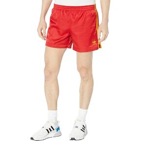 adidas Originals 3-Stripes Woven Shorts Team Power Red/Team Power Red/Team Collegiate Gold LG
