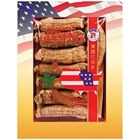 Hsu’s Ginseng SKU 129-4 | Half Short Jumbo | Cultivated Wisconsin American Ginseng direct from Hsu's Ginseng Gardens | 4oz box, 西洋参, B01FVHI1V6