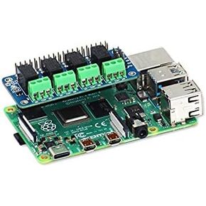 Relay 4 Zero 3V 4 Channel Relay Shield for Raspberry Pi, Relay HAT Expansion Relay Board for Raspberry Pi 4B/3B+/3B/2B/B+/A+/Zero and Zero W | Power Relay Module for Raspberry Pi in Kuwait