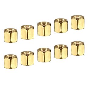 YOKIVE 25 Pcs M3 Spacers, Brass Hex PCB Standoffs Nuts, Keep Height Consistent, Great for Motherboard, Circuit Board, Electronics (Gold Tone, 4mm)