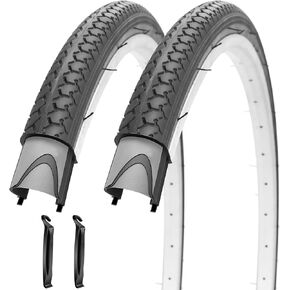 SIMEIQI 24X1 3/8 (37-540) Bike Tires 24" Inch Bike Tire Compatible with 24 x 1 3/8 Road Bike Wheelchair tires Bicycle Tires