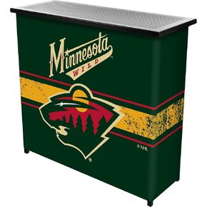 Trademark Gameroom NHL Minnesota Wild Portable Bar with Case
