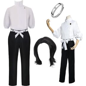 JMOBEU Okkotsu Yuta Cosplay Costume Uniform School Uniform Full Set Halloween Outfit in Kuwait