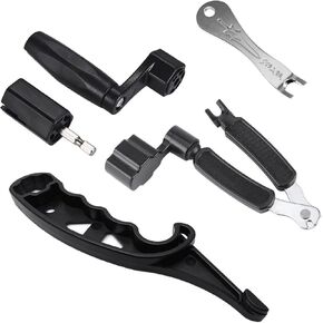 5Pcs Guitar String Winder Cutter Pin Puller String Stretcher Multifunctional Guitar Maintenance Tool for Quick String Changes
