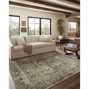 Loloi Magnolia Home by Joanna Gaines x Sinclair Pebble/Taupe 8'-6" x 11'-6" Area Rug