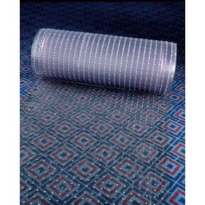 Clear Plastic Runner Rug Carpet Protector Mat Ribbed Multi-Grip (26"in x 15’FT)