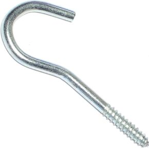 014973155889 Round Screw Hooks, 4 x 3-7/8, Piece-10