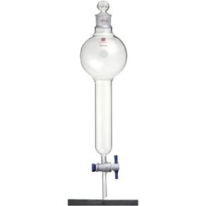 F687500A قمع فصل Synthware، قبضة مؤكدة، سدادة زجاجية، 500 مل، حجم السدادة #27، محبس PTFE 4 مم in Kuwait