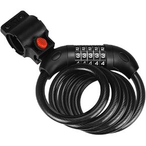 Bike Chain Lock, Cannot Be Cut with Bolt Cutters Or Hand Tools, Premium Case-Hardened Security Chain for Motorcycles, Bike, Generator, Gates,Outdoor Furniture (1.1m plastic wrapped lock)