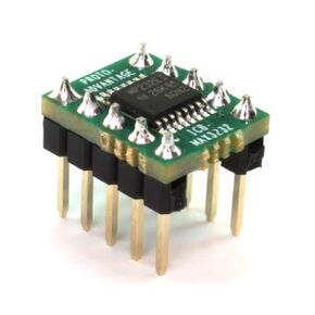 (Qty 2) Proto-Advantage ICB-MAX3232 IC Breakout Board for MAX3232 Multi-channel 2/2 RS-232 Line Driver and Receiver to DIP-10 (Fully Assembled)