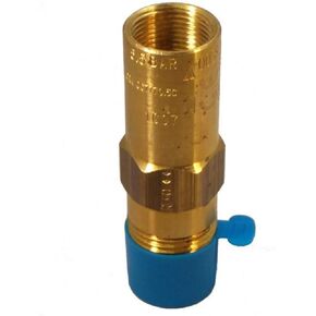 Rego 1/2" Relief Valve | 35 PSI | Non-ASME | Tamper Resistant | Brass Material | Primarily Designed for Vapor Line Safety in Gas and Cryogenic Systems | Oxygen Service per CGA G-4.1 | Long Life