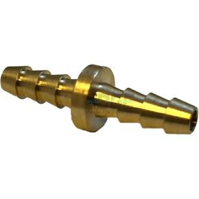 1/8" Hose ID Brass Hose Barb SPLICER Union Fitting Fuel / AIR / Water / Oil / Gas / WOG (Qty 1)