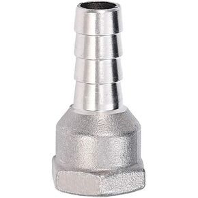 Beduan Stainless Steel 1" Hose Barb to 1" Female Pipe Barb Fitting Home Brew Air Water Fuel Gas