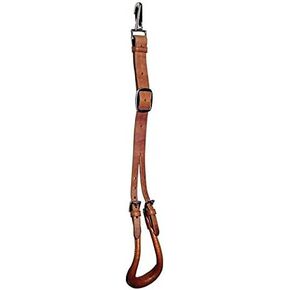 CHALLENGER Horse Western Tack Amish USA Hermann Oak Leather Adjustable Crupper Rustproof Hardware 975H7005