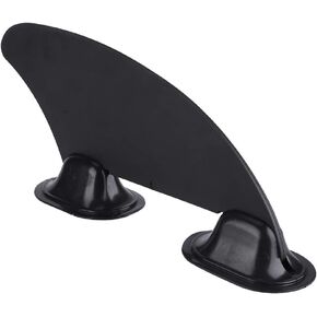 RiToEasysports Kayak Tracking Fin, Kayak Skeg Tracking Fin Integral Fin Mounting Points Black Watershed Skeg for Kayak