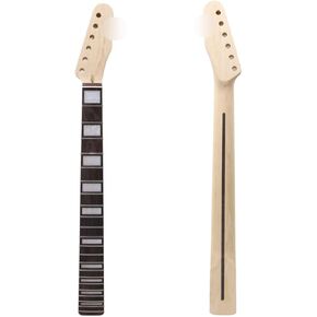 Maple Guitar Neck for TL STYLE 22 fret 25.5inch Rosewood Fretboard with binding Block Inlay diy Replacement