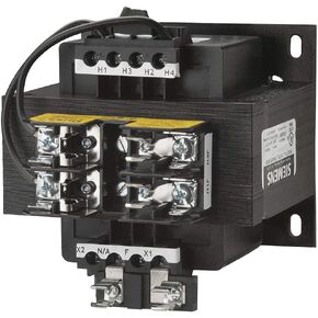 Industrial Power Transformer, Domestic, 240 X 480, 230 X 460, 220 X 440 Primary Volts 50/60Hz, 120/115/110 Secondary Volts, 300VA Rating