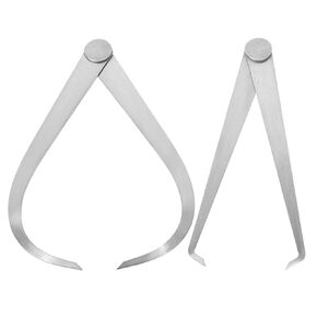 uxcell Inside Outside Calipers 250mm Firm Joint Stainless Steel Measuring Tool Caliper