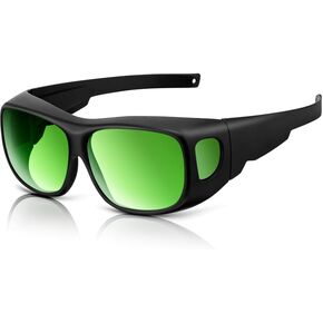 نظارات أمان بالليزر، حماية للعين للعلاج بالضوء الأحمر بطول موجي 200-1000 نانومتر، نظارات تسمير البشرة فعالة لتصفية IPL والأشعة فوق البنفسجية وأشعة LED لإزالة الشعر بالليزر من سرير تسمير البشرة in Kuwait