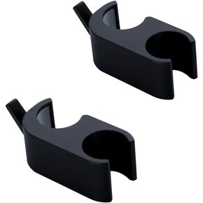 Bimini Top Pole Boat Clips Holder w/Side Facing Pole Clip Holder for Security Boat Hook/Oar/Gaff Holders Marine Pole Holder Doubles as Bimini Curtain Spacer-Type2-Orange-4 Pack