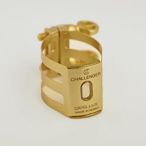 Challenger Alto Hard Rubber Wide-Compatible Saxophone Ligature