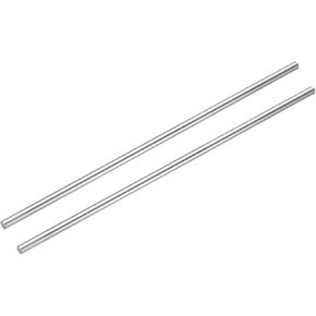 uxcell 2 قطعة دليل عمود الحركة الخطية 5 مم × 200 مم (0.197 بوصة × 7.87 بوصة) قضيب قضيب خطي من الصلب المطلي بالكروم الصلب للطابعة ثلاثية الأبعاد، ماكينة CNC in Kuwait