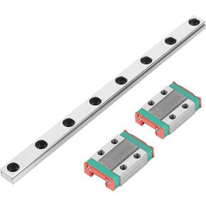 Linear Motion Rail, Linear Rail Block Carriage Slider MGN9B 150mm Linear Guide Rail 9mm Width with 2pcs MGN9B Rail Block for Most Automatic Equipment