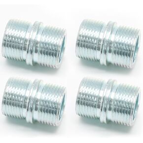 Luomorgo 4 Pcs 1"/25.4mm Wire Shelf Connectors, Metal Rack Connector Pole Connector for Storage Shelf Wire Shelving Unit Replacement Parts