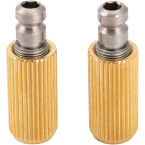 Wilkinson Guitar Bridge Inserts and Studs for Wilkinson WVS50IIK Tremolo, Original Color (Set of 2)