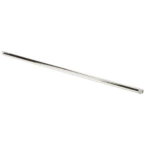 3/8" NPT Threaded Riser Pipe, 24" (610mm) Long Chrome Plated Brass