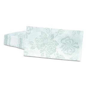 Hoffmaster 856513 Linen-Like Guest Towels, 17 x 12, Silver, 125 per Pack (Case of 4 Packs)