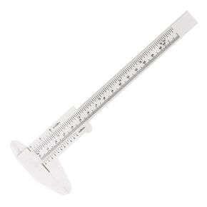 Tool Mini Vernier Caliper mm Measurement Tool Mini Measure Tool 12 inch Digital Caliper 150mm Caliper Outside Caliper Outside micrometers Gauge White Outer Diameter Tape Measure