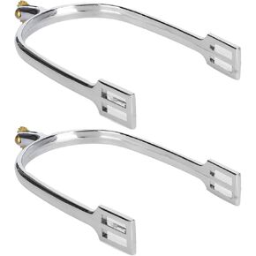 Zerodis Horse Spurs Zinc Alloy English‑ Riding Horse Accessory outdoorliving Supply with Rotatable Copper Rowel
