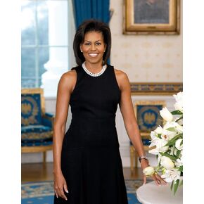 Michelle Obama Photograph - Historical Artwork from 2009 - (4" x 6") - Gloss