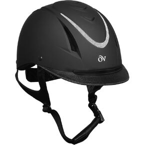 Ovation Z-6 Glitz 2.0 Helmet (Glitter Silver, XXS/XS)