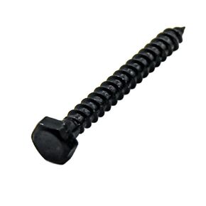 Lag Bolts 1/4" x 2" Black Hex Lag Screws(10PCS)