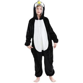 Halloween Costumes 3-12 Years Old Flannel Animal One Piece Halloween Pajamas